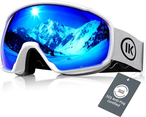 Miniatura 17 de Innerking OTG - Gafas de esquí aprobadas por SGS, para usar sobre gafas de nieve, snowboard, invierno, antivaho para adultos, jóvenes, hombres
