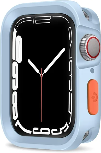 Miniatura 13 de Carcasa resistente compatible con Apple Watch Case de 1.77 pulgadas y 1.73 pulgadas, Series 9/8/7/6/5/4/SE3/2/1, funda protectora de poliuretano
