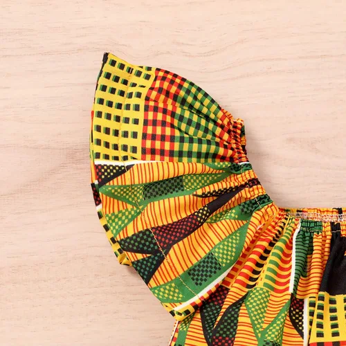 Miniatura 5 de YOUNGER TREE - Conjunto de ropa para bebé, diseño africano Dashiki Ankara