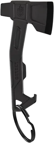 Miniatura 3 de Gerber Gear Llavero Hacha Multiherramienta 3 en 1, Se Engancha al Bolsillo o Llavero con Abrebotellas, Destornillador de Cabeza Plana, Abridor