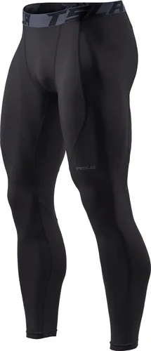 Miniatura 8 de TSLA - Paquete de 1 o 2 pantalones térmicos de compresión para hombre, leggings deportivos y mallas para correr, pantalones para usar como primera