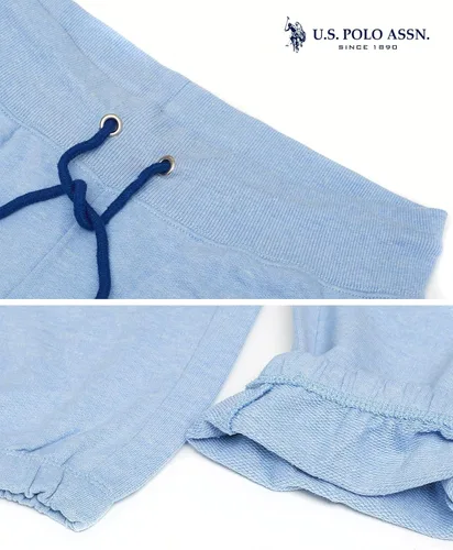 Miniatura 6 de U.S. Polo Assn. Essentials - Pantalones deportivos para mujer, pantalones deportivos de tela de toalla - Ropa de descanso para mujer