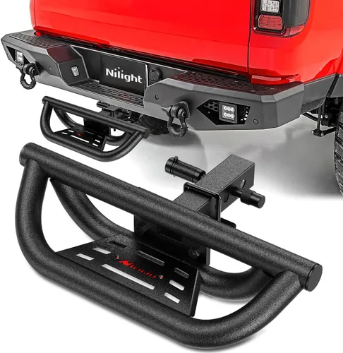 Miniatura 16 de Nilight Escalón de Enganche con Receptor de Enganche de 2" Protector de Parachoques Trasero de 11.9 Pulgadas con Clip de Pasador de Enganche de 5/8