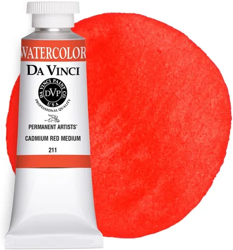 Miniatura 104 de DA VINCI PAINTS Pintura de acuarela para artista profesional, Gamboge (tono), 0.5 fl oz