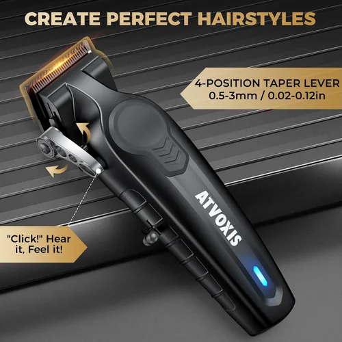 Miniatura 6 de Cortapelo para Hombre Profesional, Cortapelo Inalámbrico para Corte de Pelo, Máquina para Cortar Pelo De Hombre