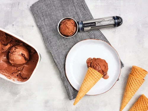 Miniatura 7 de ScoopTHAT! Radii Warming - Cuchara para helado, color negro y gris, grande
