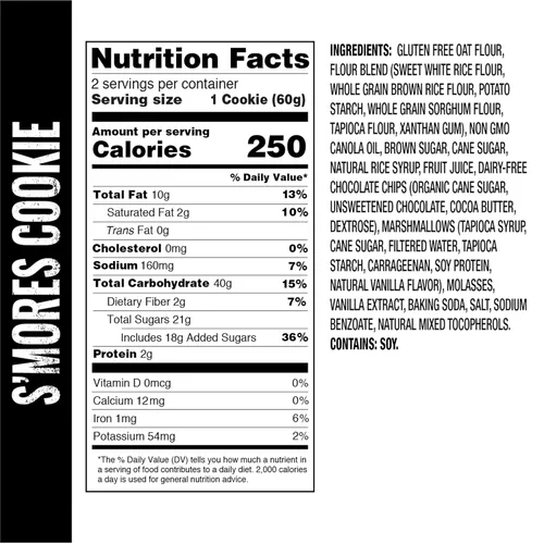 Miniatura 4 de OMEALS S'Mores Cookie-MRE - Vida útil prolongada, totalmente cocida con calentador, perfecto para entusiastas del aire libre, viajeros, suministros