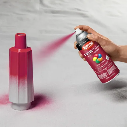 Miniatura 8 de Krylon - Pintura y primer en aerosol COLORmaxx K05511007, 12 onzas, rojo cereza brillante Cherry Red