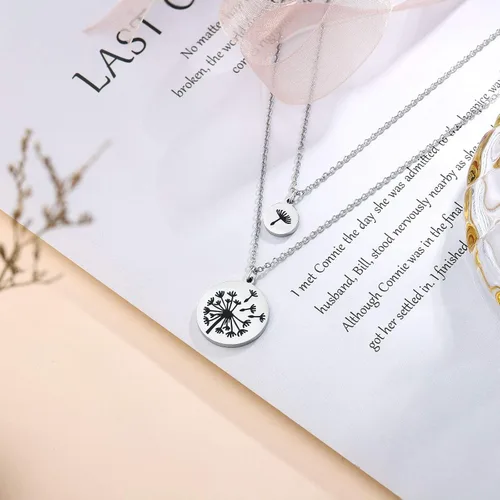 Miniatura 7 de Juego de collar para madre e hija para 23 regalos del día de la madre para mamá e hija