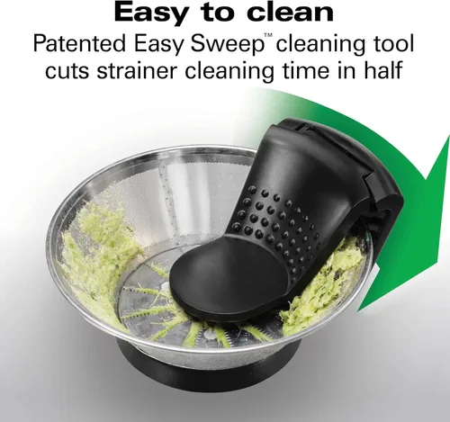 Miniatura 5 de Hamilton Beach Professional Máquina exprimidora, extractor centrífugo, con súper canal de 3.5 pulgadas para frutas y verduras enteras, herramienta
