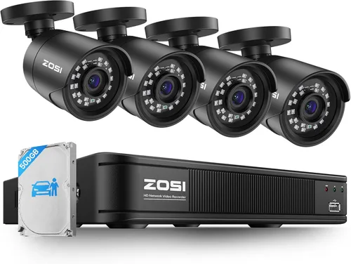 Miniatura 11 de ZOSI Cámara de Seguridad para el Hogar HD de 2MP 1080p para Exteriores e Interiores (Híbrida 4 en 1 HD-CVI/TVI/AHD/960H CVBS Analógica), Cámara