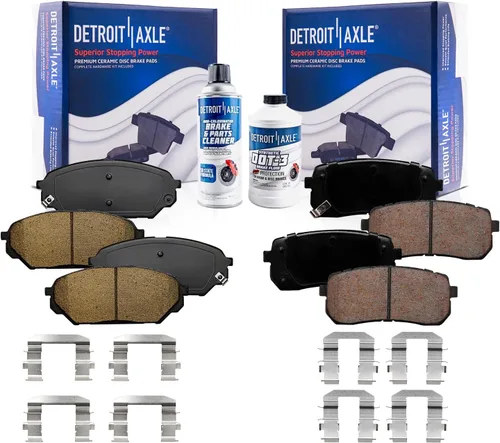 Miniatura 73 de Detroit Axle - Pastillas de freno traseras para Kia Sportage 2017-2022, Hyundai Tucson 2016-2021, pastillas de freno de cerámica 2018 2019 2020