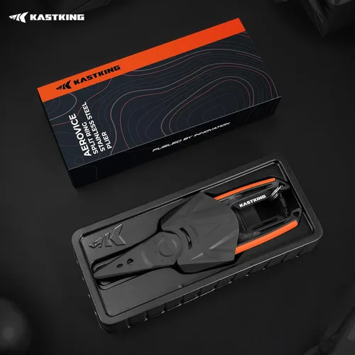 Miniatura 9 de KastKing AeroVice Alicates de pesca de 7.5 pulgadas, acero inoxidable 420, construcción de un solo cuerpo, ligeros y resistentes a la corrosión