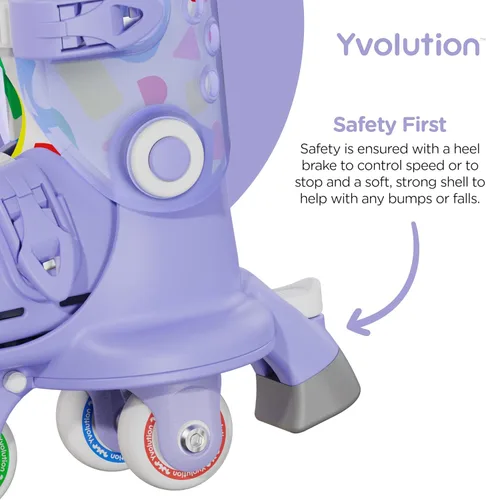 Miniatura 7 de Volution Learner Twista Patines – Patines ajustables 2 en 1 para niños a partir de 2 años – Convierte de patines de tres ruedas a patines en línea