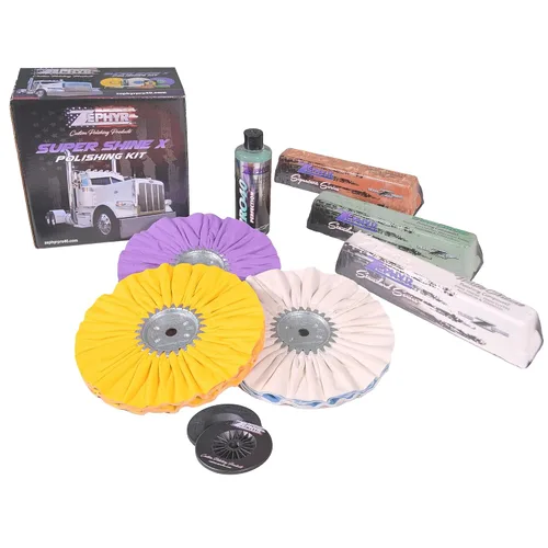 Miniatura 9 de Zephyr - Kit de Pulido de Aluminio con Ruedas Forjadas Ultra Shine - Pulidor de Ruedas de Aluminio - Kit de Pulido de Acero Inoxidable y Metal Hecho