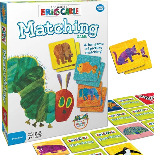 Miniatura 8 de Wonder Forge Juego de Memoria de Eric Carle para niñas y niños de 3 a 5 años - Un Divertido y Rápido Juego de Memoria de Animales