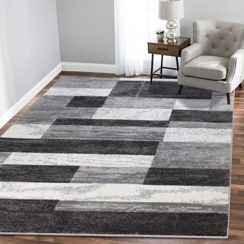 Miniatura 22 de BNM Indoor Small Area Rug, Jute Backing, Modern Geometric, Perfect for Living Room, Dining Room, Bedroom, Hardwood Floors, Office, Dorm, Entryway