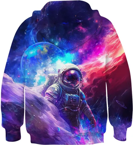 Miniatura 2 de TUONROAD 6-16 Year Boys & Girls 3D Printed Fashion Pullover Sweatshirts Novelty Pattern Hoodies