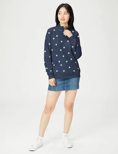 Miniatura 3 de Tienda Essentials - Sudadera ligera de manga larga de rizo francés con zíper para mujer