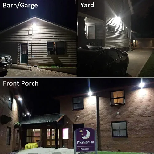 Miniatura 6 de Luz LED de granero 50W, luz de día 5000K 6500LM del atardecer al amanecer al aire libre con fotocélula, equivalente a 400W MH/HPS, luz de seguridad