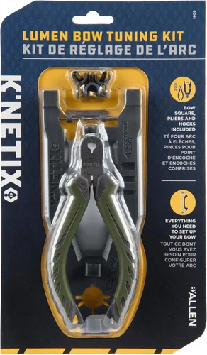 Miniatura 2 de Allen Company K'Netix Lumen - Kit de afinación de arco, compatible con arcos compuestos, recurvos y largos, gris