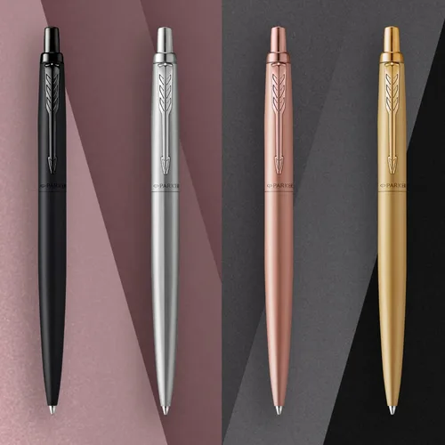 Miniatura 6 de Bolígrafo monocromático personalizado Parker Jotter XL + caja de regalo Diseña un regalo verdaderamente único Grabado con láser - Negro