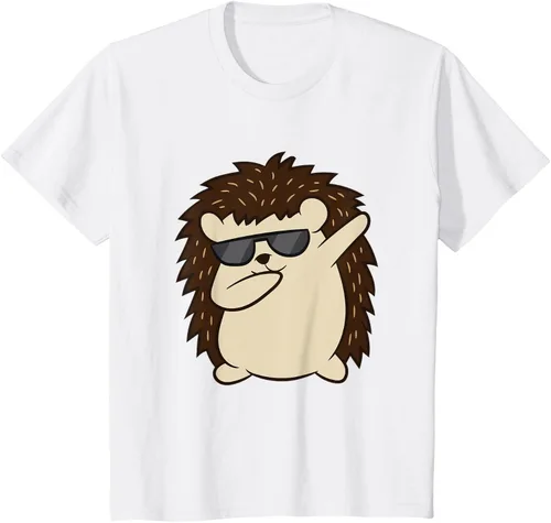 Miniatura 30 de Dabbing Hedgehog Funny Hedgehog Camiseta S