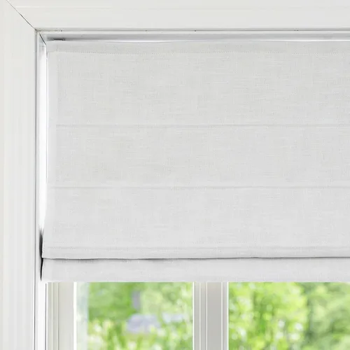 Miniatura 9 de Persianas romanas sin cordón, persianas romanas para ventanas con rayas negras de bloqueo total premium, persianas romanas personalizadas de tela