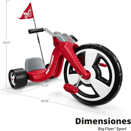 Miniatura 4 de Bicicleta para niños de Radio Flyer, juguetes para niños, juguetes al aire libre para niños pequeños de 3 a 5 años, bicicleta para niños pequeños