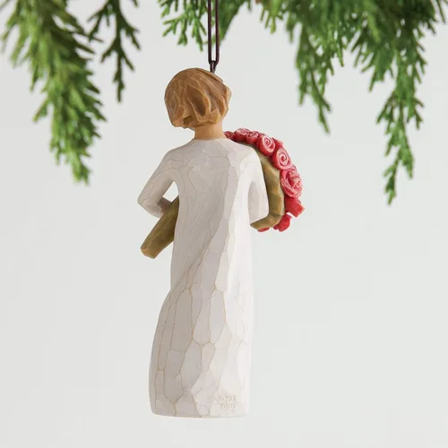 Miniatura 3 de Willow Tree Abundancia Ornamento, Figura Esculpida Pintada a Mano