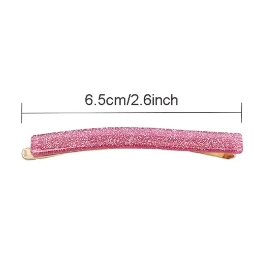 Miniatura 2 de 14 piezas de pinzas para el pelo de color puro Bobby pins de acetato, horquillas, accesorios para el cabello, pinzas para el cabello geométricas