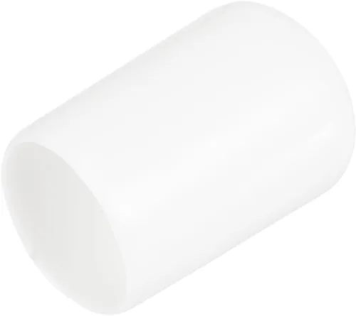 Miniatura 4 de uxcell 25 tapas de goma de 0.787 in de vinilo de identificación redonda tapa tapa de rosca de tornillo protectores negro