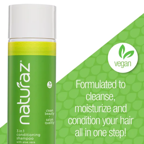 Miniatura 2 de Champú acondicionador 3 en 1 para cabello rizado seco y dañado 100% vegano Champú sin espuma para cabello dañado 8 onzas