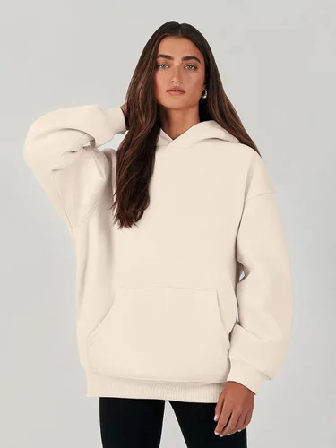 Miniatura 8 de ANRABESS Womens Oversized Hoodies Fleece Sweatshirts Long Sleeve Hooded Pullover Winter Clothes with Pocket
