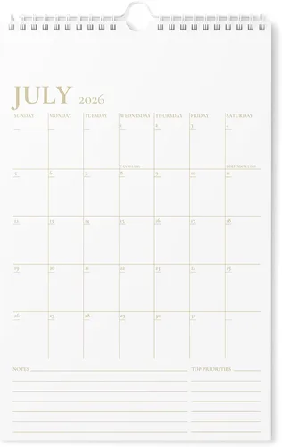 Miniatura 9 de Karto Calendario de pared 2026 – Vertical de 8.5 x 11 pulgadas, de enero de 2026 a junio de 2027 – Aumenta tu productividad y fácil planificación