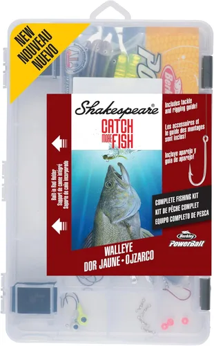 Shakespeare Kit de aparejos de pesca para atrapar más peces Walleye