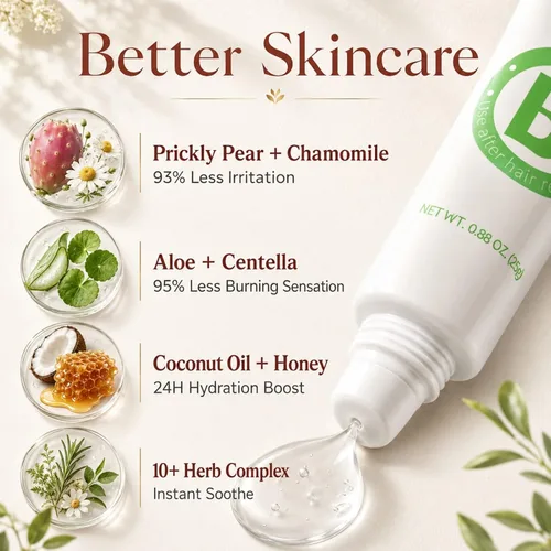 Miniatura 4 de Facial Hair Removal Cream for Women, Gentle Plant Formula for Sensitive Skin with Soothing Aloe Gel, 3 Min Painless Flawless Depilatory Cream