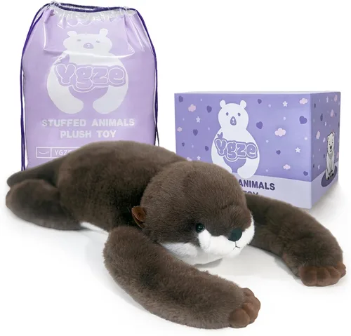 Miniatura 18 de Oso de Peluche con Peso Animal de Peluche Oso Marrón Juguete de Peluche 24 Pulgadas 4 Libras Pelaje Suave Brazos Largos Juguete para Abrazar Regalo