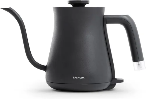 BALMUDA The Kettle - Hervidor eléctrico de cuello de cisne | Ligero | Acero inoxidable | Capacidad de 0.6 L (20 fl oz) | Indicador de luz de neón |