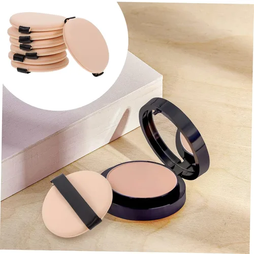 Miniatura 2 de FOMIYES Paquete de 7 esponjas de maquillaje suaves y lavables en polvo seco y húmedo, esponja de belleza