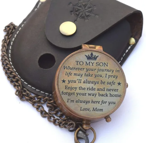 Miniatura 4 de Brújula de mamá a hijo - para mi hijo ama mamá - regalos de madre a hijo - Regalos de graduación para hijo - Regalos de cumpleaños para hijo