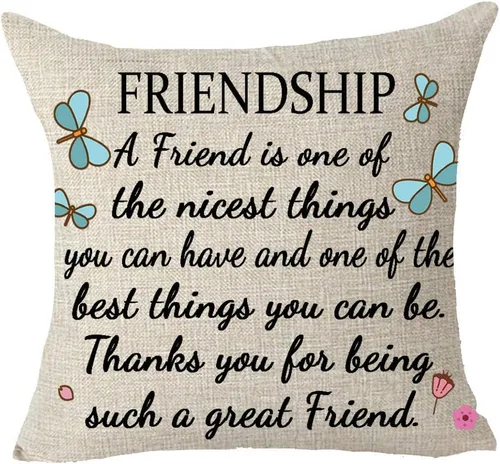 Miniatura 4 de Blessing Quote Throw Kindness Around Like Confetti Motivation Gifts Funda de cojín cuadrada decorativa Funda de cojín de algodón y lino