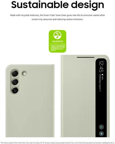 Miniatura 9 de Samsung Funda protectora transparente para teléfono Galaxy S21 FE 5G, funda protectora para teléfono, protector a prueba de golpes para teléfono