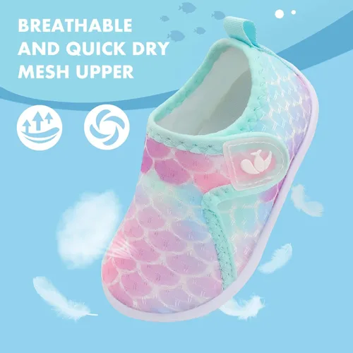 Miniatura 266 de FEETCITY Baby Boys Girls Water Sport Shoes Barefoot Kids Aqua Socks Quick-Dry Beach Swim Pool Shoes