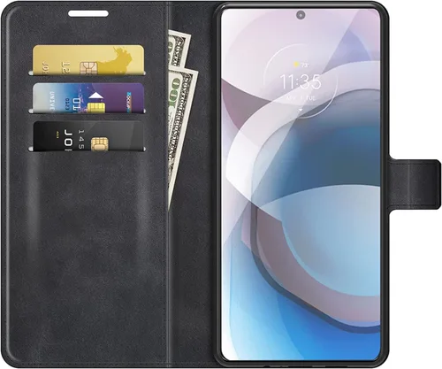 Miniatura 3 de Funda con tapa para Motorola One 5G UW Ace Wallet Funda protectora magnética de cuero para Moto One 5G Ace 2021 / Moto G 5G Folio Book Cover & Stand