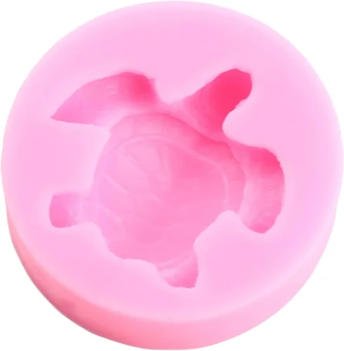Miniatura 6 de Mujiang Molde de silicona de caballito de mar de tortuga de mar, molde de fondant de delfín y pulpo, para decoración de tartas de tortuga