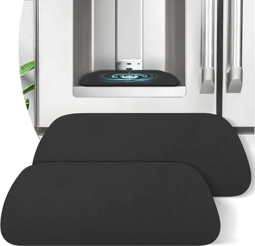 Miniatura 12 de LOPNUR Bandeja de Goteo para Refrigerador Paquete de 2: Atrapador de Goteo Recortable para Refrigerador, Tapete de Goteo para Dispensador de Agua