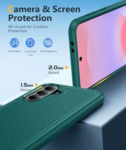 Miniatura 386 de FNTCASE Funda para iPhone 17 Pro: Fundas delgadas translúcidas de color azul claro compatibles con MagSafe, protección completa de la cámara