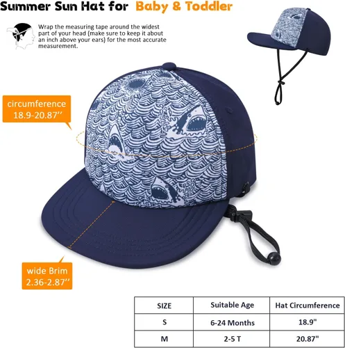 Miniatura 32 de Sombrero de béisbol para niños, sombrero de protección solar para niños pequeños, sombreros de algodón, sombrero de sol para bebés, niñas y niños
