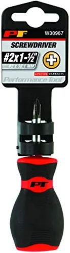 Miniatura 7 de Performance Tool W30962 Destornillador Phillips negro y rojo, #1 x 6 pulgadas